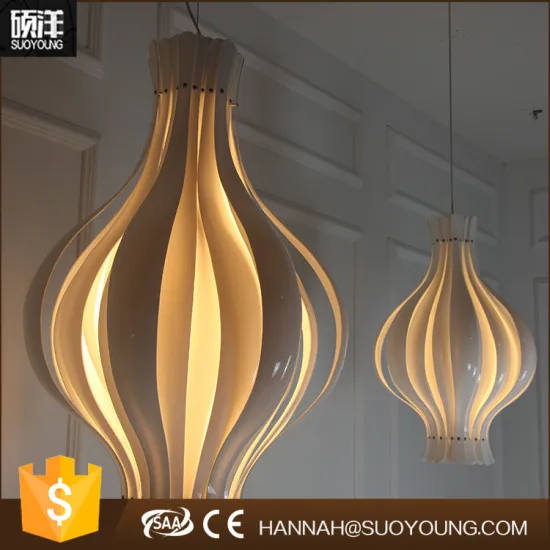 Modern design Aluminium flower vase shape christmas lights led decorative pendant lighting for home / hotel / coffee bar