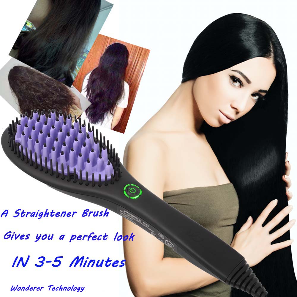Brush Hair Straightener