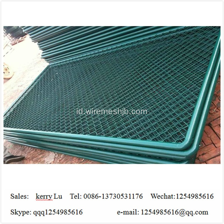 Pvc Coated Basketball Playground Chain Link Pagar