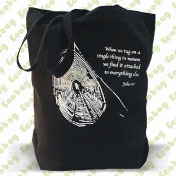 Canvas/Bamboo Grocery Bag, Customized Sizes, Colors and Logos are Accepted