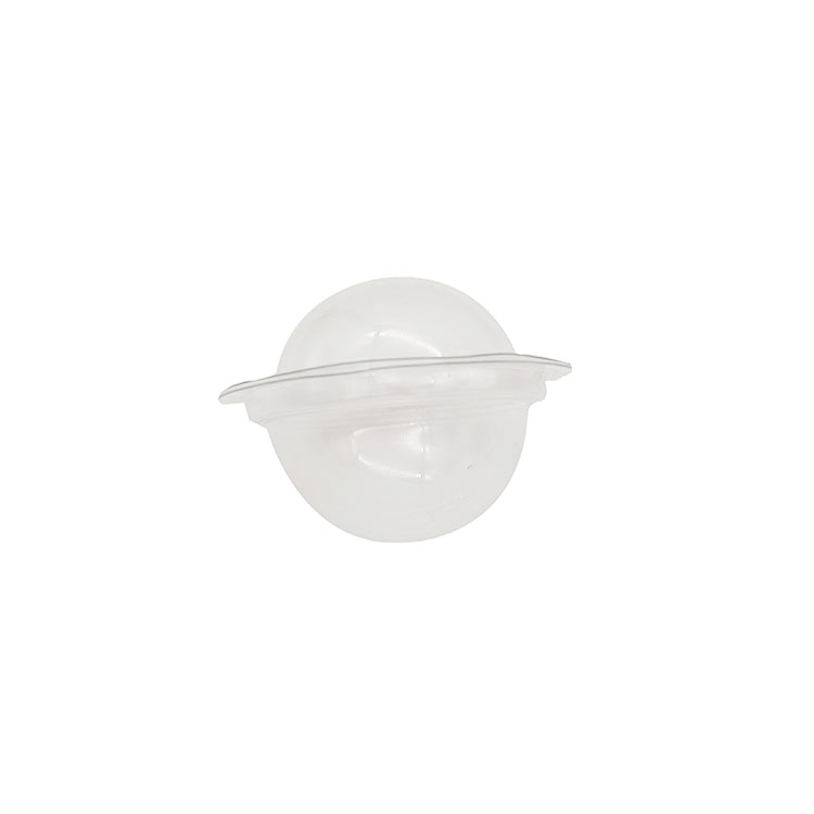 Bath Bomb Mold Clear Plastic Round Clamshell