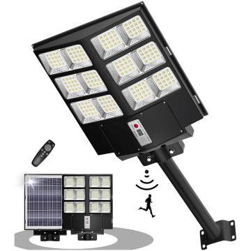 EU Standard 300W LED Solar Street Light for Automatic Outdoor Lighting in Gardens and Parking Lots