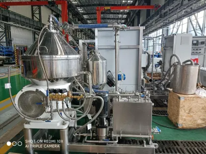 Highly Automatic PLC Gear Pump Motor Beer Separator with Bearing Core Component