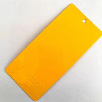 Yellow color standard coat powder paint