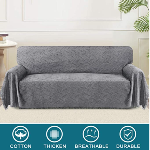 Woven Jacquard Cotton Sofa Towel
