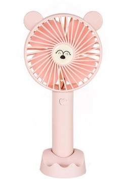 Phone Holder Pencil Vase with Rechargeable Fans