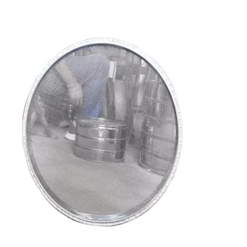 Round Stainless Steel Woven Wire Mesh Filter Sieve - Standard Laboratory Test Sieve