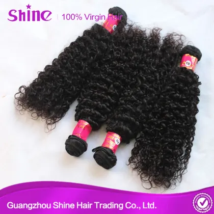 No Tangle No Shedding Kinky Curly Hair Weave