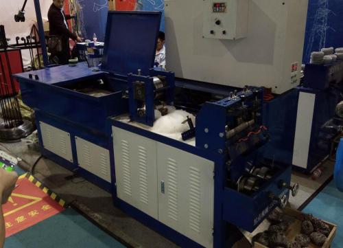 Stainless steel Wire drawing scrubber making Machine