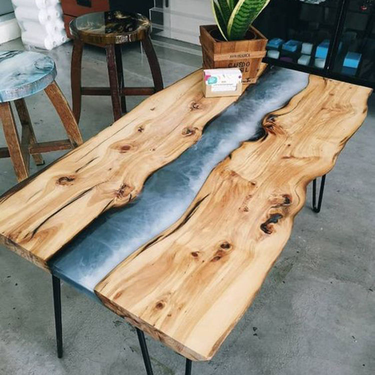 Ab Glue Epoxy River Table