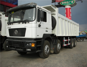 Camión volquete Shacman 8X4 380 HP en venta en Dubai con motor Weichai Camión volquete Shacman