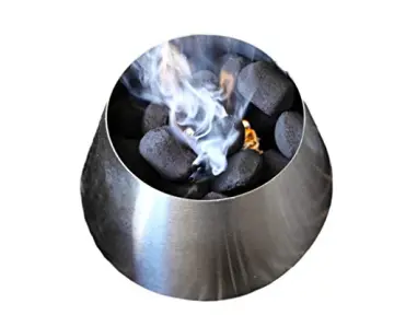 10 Inch Stainless Steel BBQ Vortex Whirlpool Camping Accessory 304