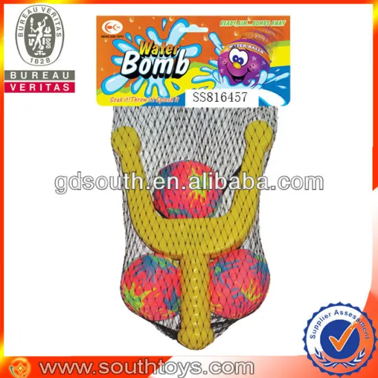 funny toy water bomb slingshot
