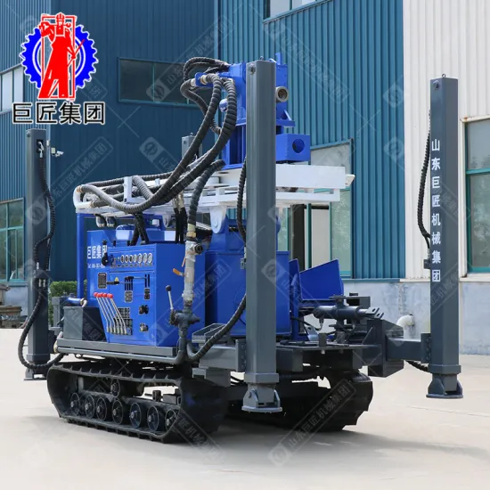 rubber crawler geotechnical sampling drilling machine