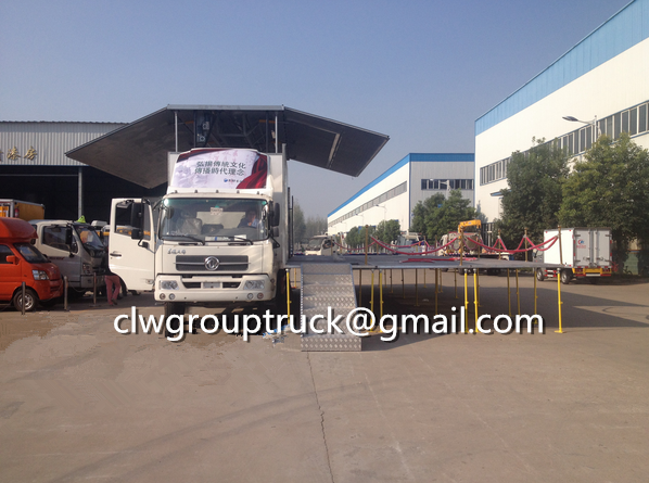 شاحنة مرحلة DFAC Tianjin موبايل / التدفق للبيع