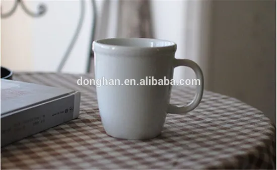 Porcelain blank custom shape mug