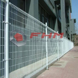 Welded Wire Fence PVC Double Circle Loop Fence