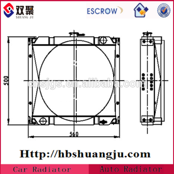 Quality Auto Radiator pa66 gf30 radiator