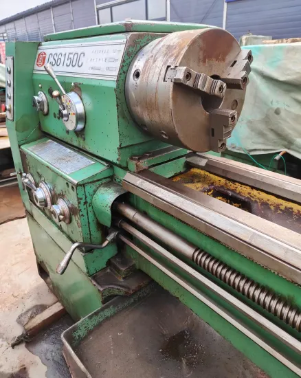 Used Manual Lathe Machine CS6150C for Metal Inverter