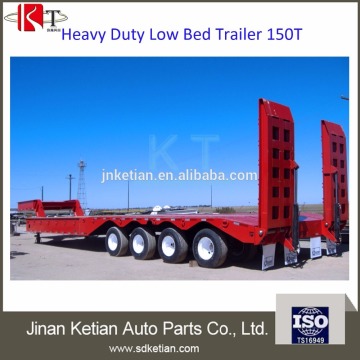 heavy duty low bed trailer 150 ton