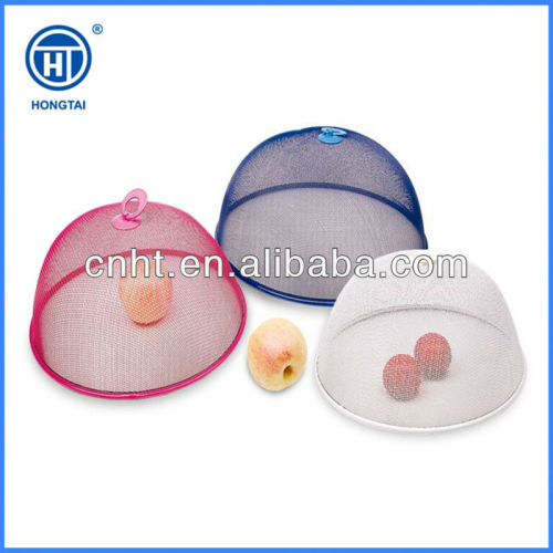 HT top quality lead-free plastic colorful food cover / cake cover