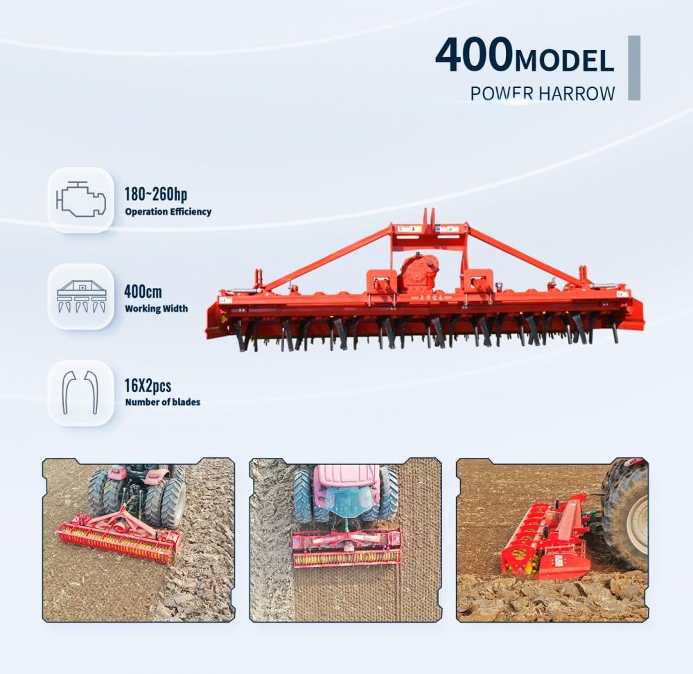 power harrow for creating good seed beds