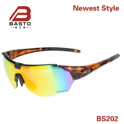 2015 year's Newest Plastic Materail Outdo Sports Sunglasses