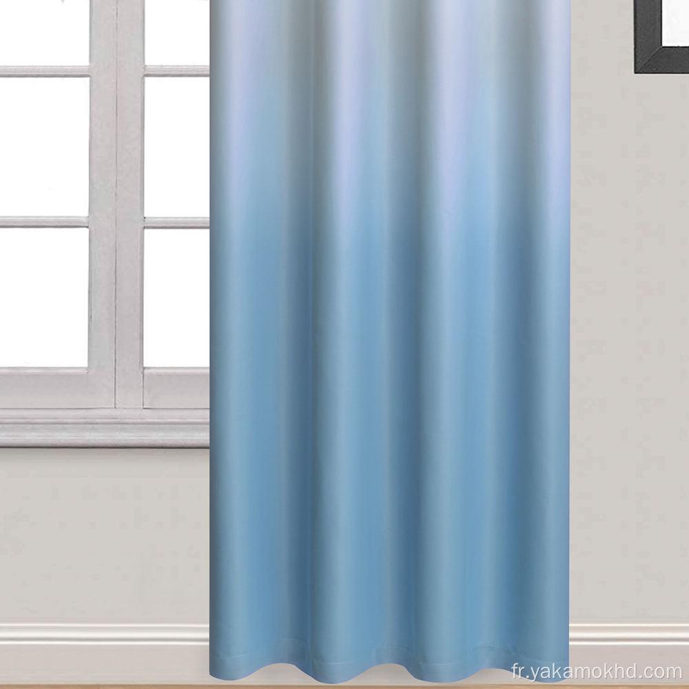 Rideaux Ombre Bleu Clair