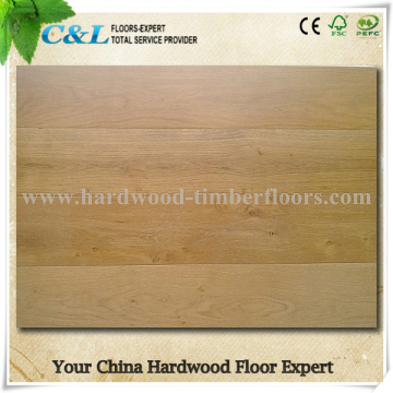C&L natural color oak 3 layers engineered wood flooring