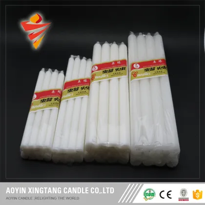 1.5x20cm Christmas white pillar candle for Mali