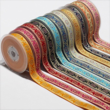 Factory Direct 2CM Ethnic Style Flower Multicolor Trimmings for Furniture Decoration - New Design