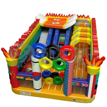 Cute Style PVC inflatable obstacle course