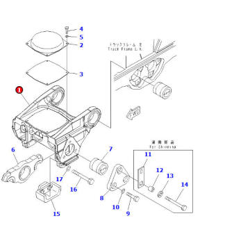 D475A-5 BOGIE 198-30-66111