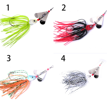 10 cm 13g Drop -Form -Bleihaken mit 3D -Augen und künstlichen Rockköderspinnerködern - 4 Farben, auf Lager