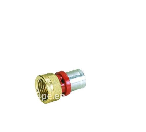 Brass Th Press Fitting - Straight Female Connector