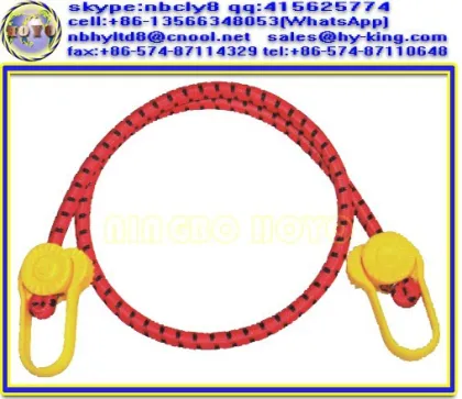 8mm bungy cord , bunge cord , bungi cord with hooks