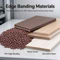 Gránulos de pegamento para bandas de borde EVA de alta temperatura de color nogal, adecuados para carpintería, muebles y papel decorativo de chapa de PVC