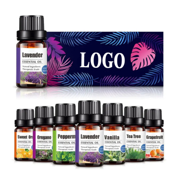 100% puro conjunto de óleo essencial presente de lavanda Peppermint