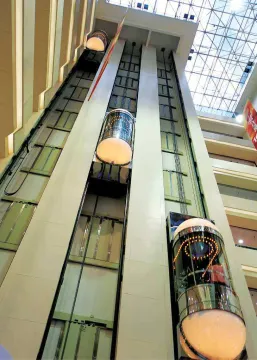 Commercial Panoramic Observation Sightseeing Glass Elevator
