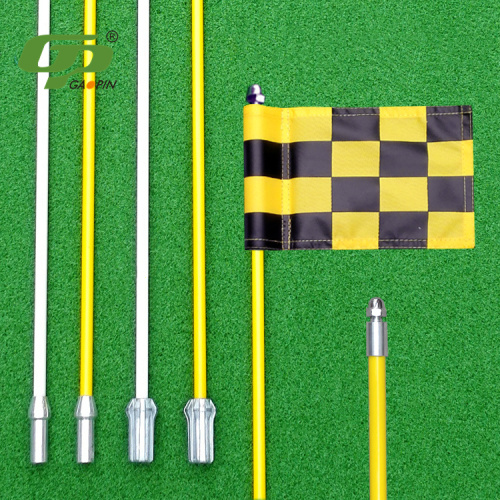 Drapeaux de golf standard en fibre de verre pour la cour