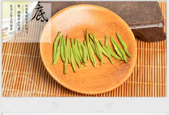 Organic green tea Guzhang Maojian with retail packing