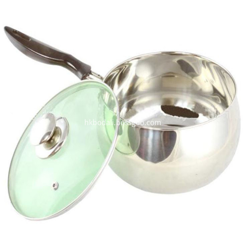 Stainless Steel Single Handle Pan