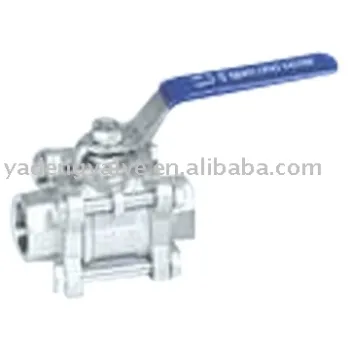 Three Pieces Ball Valve,stainless steel ball valve