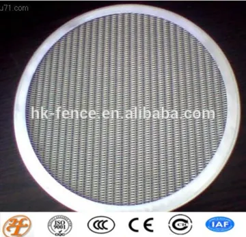 Haotian ss wire mesh spin pack filter factory