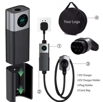 EVONIC Type 1 ETL FCC 32A 40A 110V-240V Portable AC EV Charger