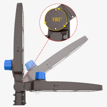 200W LED Shoebox Light Adjustable Angle Street Light