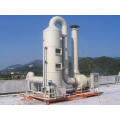 Tratamiento de gas residual industrial por depurador horizontal