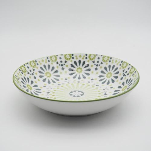 Juego de cena de porcelana de estilo japonés, nuevo diseño de cena de cerámica de venta caliente