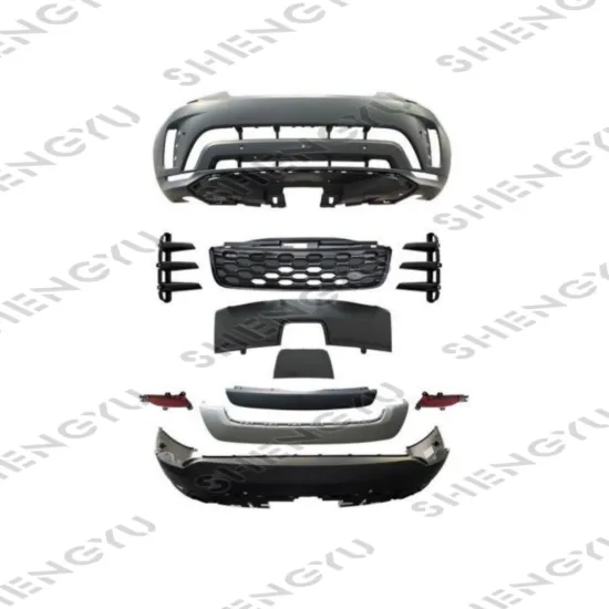 Land Rover Discovery 5 (2017-2020) Body System Upgrade to 2021: Bumpers, Grille, and Fog Lamps