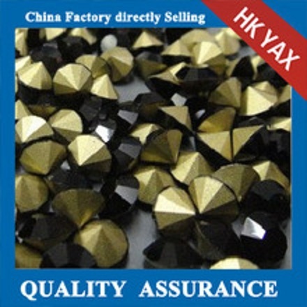 D1007 machine cut point back rhinestones;pointback crystal rhinestones; point back rhinestone